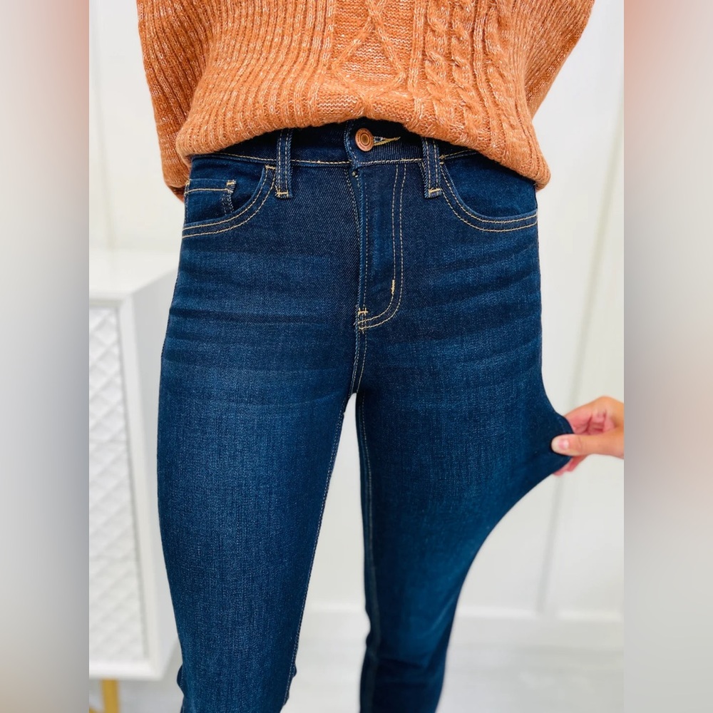 REG/CURVY Bend the Rules Ankle Slim Fit Straight Jeans Size 3/26